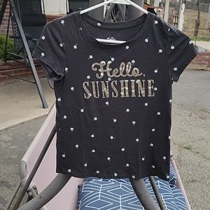 Justice sz 12 allover print tee